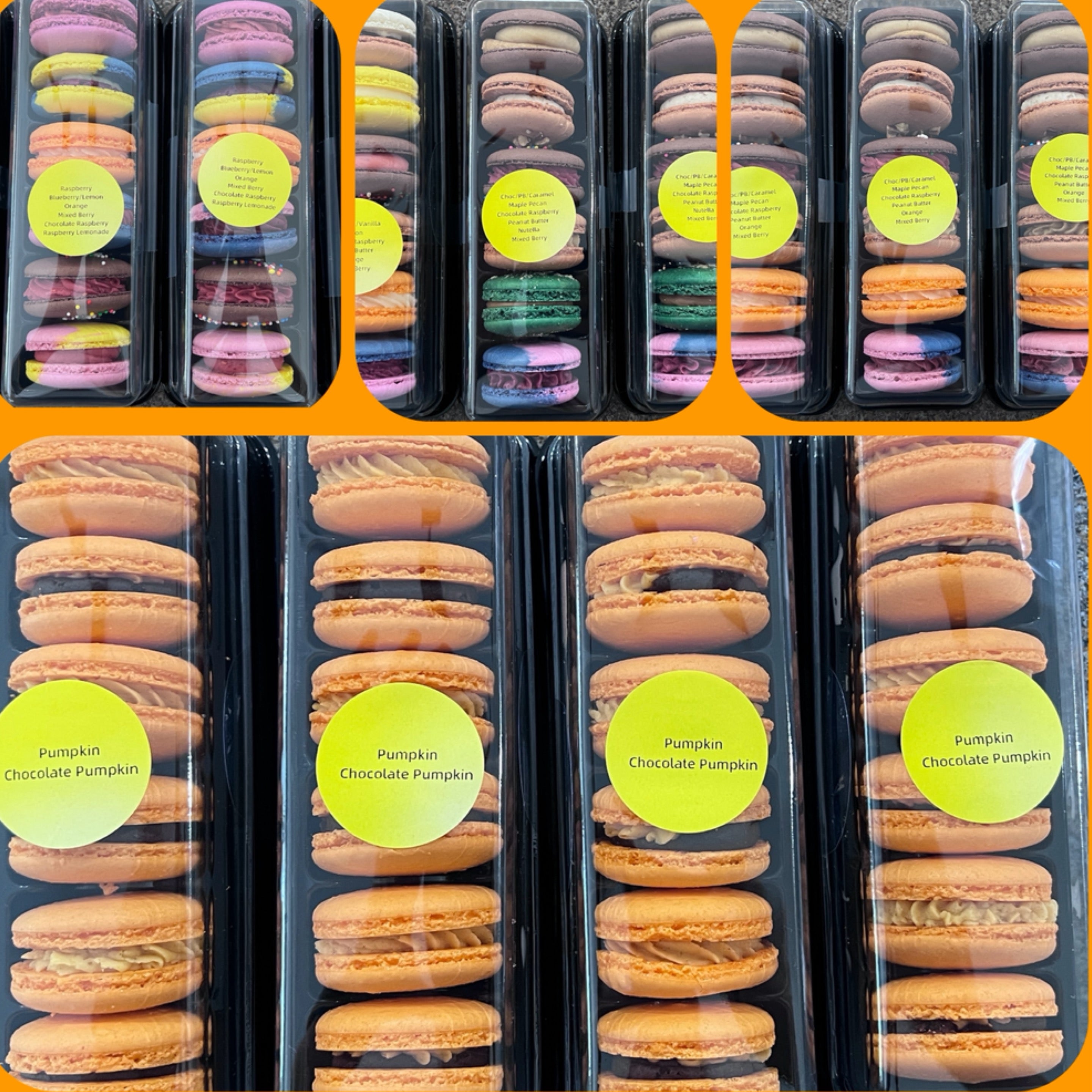 6-MAC GIFT BOX - PUMPKIN FLAVORS | Simply Macarons by Jaelin